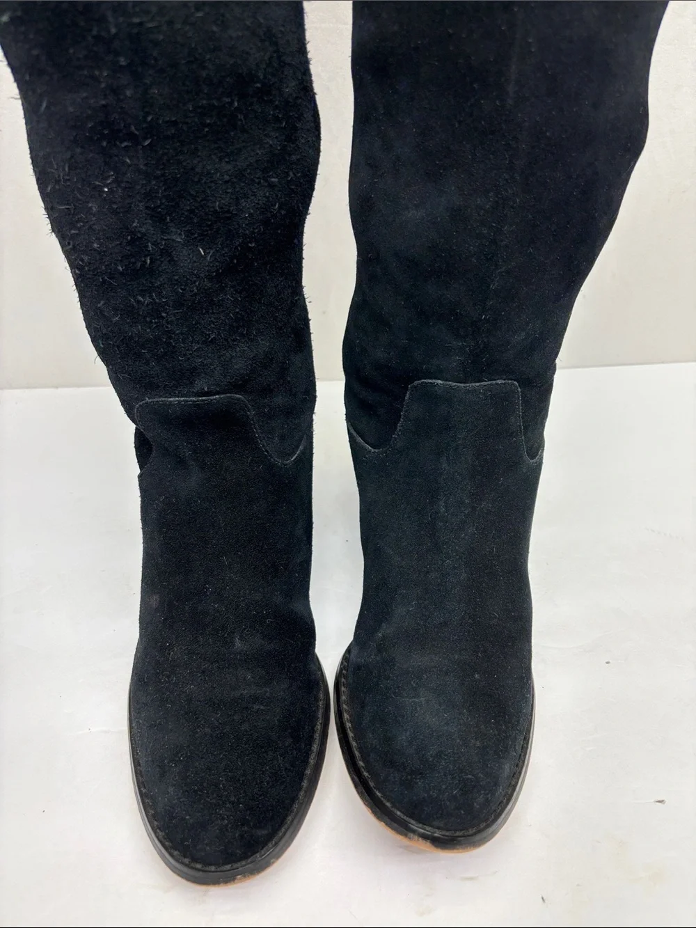 Michael Kors Black Over-the-Knee Suede Women's Boots, SZ 6.5 M